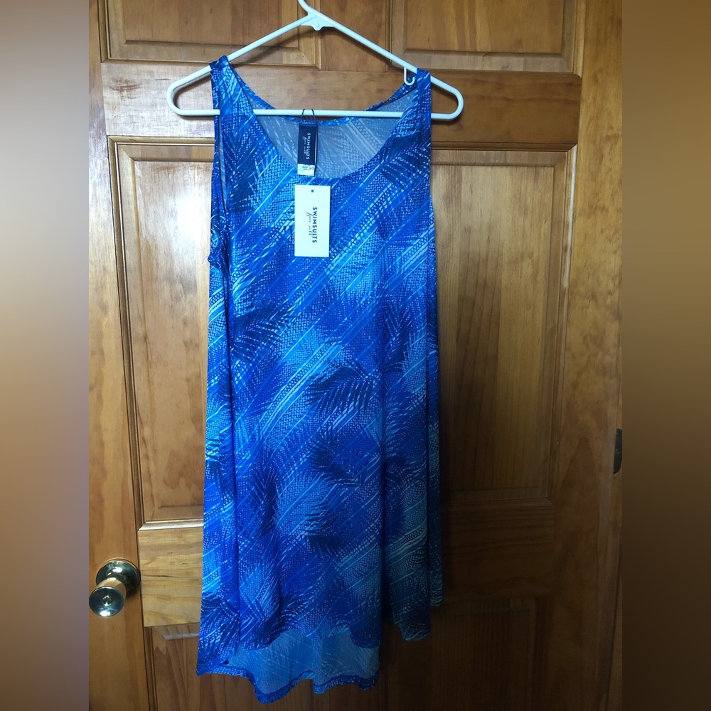 Swimsuits for All Coverup blue brand new size 14 / 16